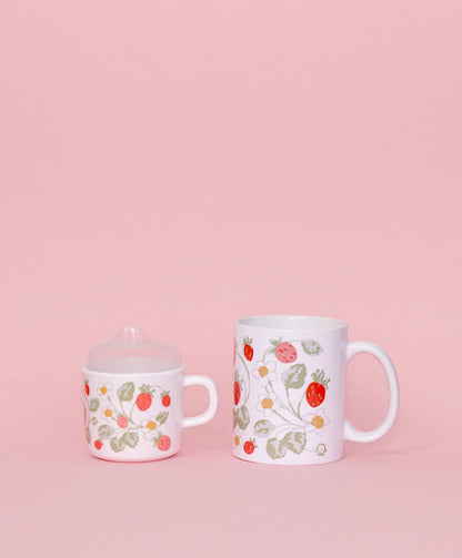 Strawberry Mama and Me Cup Set - Wee Bee Baby Boutique