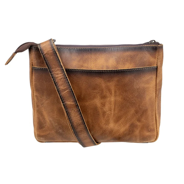 STS Ranchwear Guadalupe Cowhide Lily Genuine Leather Crossbody Purse STS35752