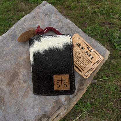 STS Ranchwear Women's Cowhide Hair-on Soni Leather Bi-Fold Wallet STS60378-Painted Cowgirl Western Store