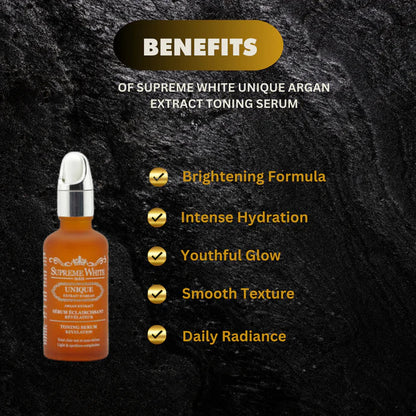 Supreme White Unique Argan Extract Toning Serum 50ml
