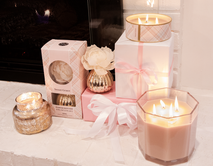 Sweet Grace 3 Wick Tin Candle - Pine & Moss