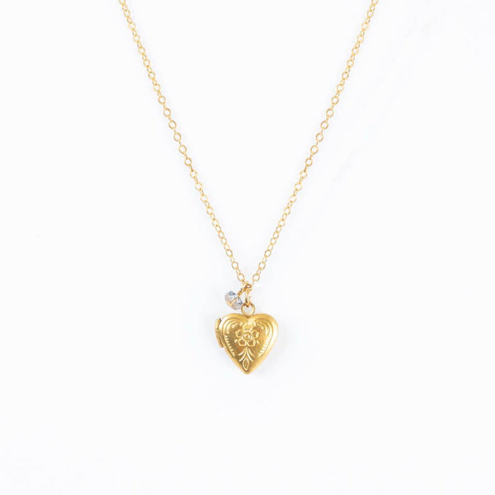 Sweet Heart Locket Necklace