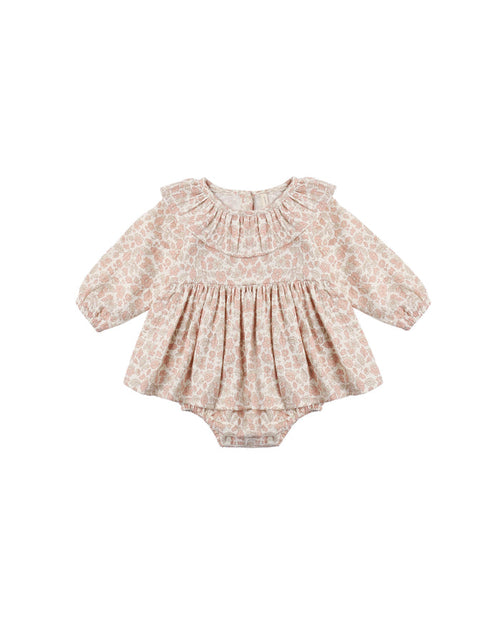 Thalia Romper || Pink Blossom