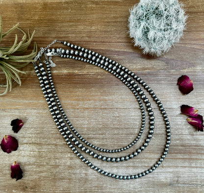 The Bijoux FAB 20" 3mm Sterling Silver Pearls Necklace CHO-3MM-004-20I