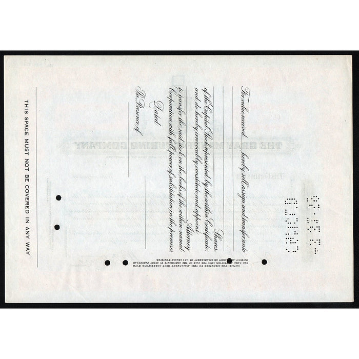 The Gray Manufacturing Company