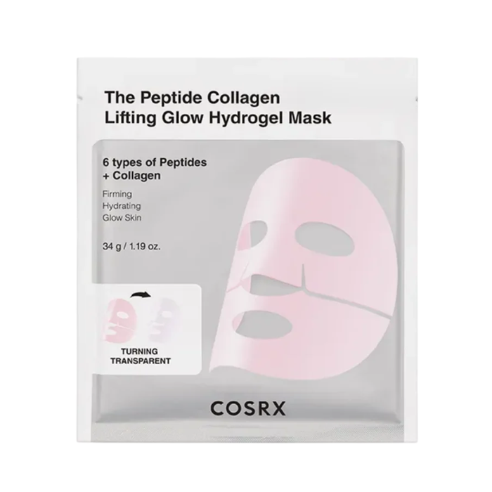 COSRX The Peptide Collagen Lifting Glow Hydrogel Mask Nudie Glow Australia
