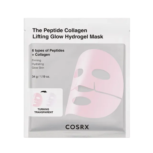 COSRX The Peptide Collagen Lifting Glow Hydrogel Mask Nudie Glow Australia
