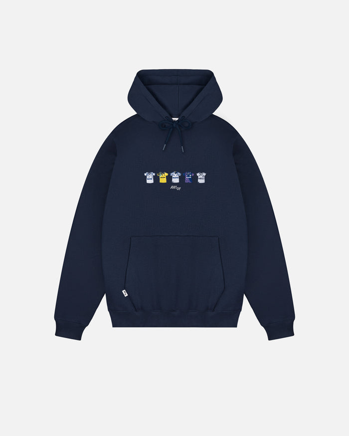 ART OF x THFC Embroidered Classics Navy Hoodie | Spurs Football Sweat