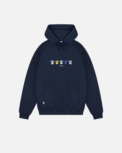 ART OF x THFC Embroidered Classics Navy Hoodie | Spurs Football Sweat