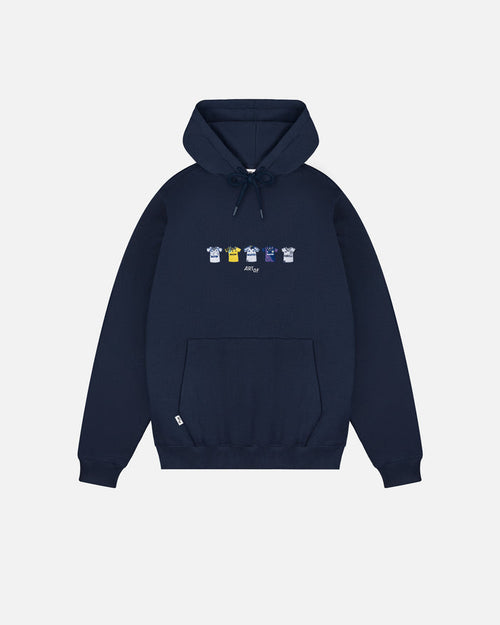 ART OF x THFC Embroidered Classics Navy Hoodie | Spurs Football Sweat