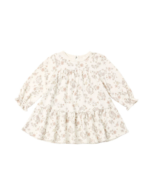 Tiered Jersey Dress || Floral Vine