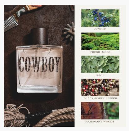 Tru Western Men's Cowboy 3.4 oz Cologne Spray 90092