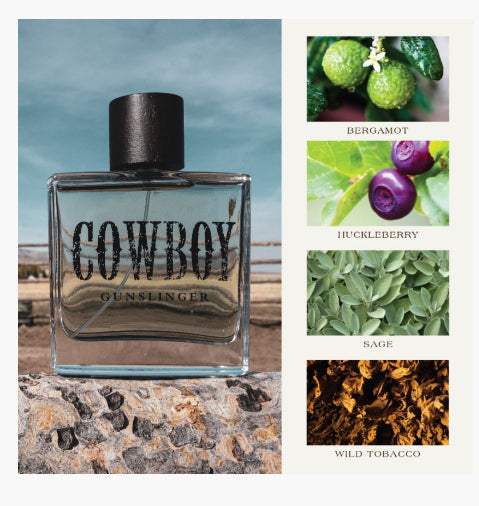 Tru Western Men's Cowboy Gunslinger 3.4oz Cologne Spray 95194