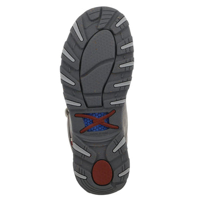 Twisted X Men's Chukka Bomber Gray Elephant Print Leather Driving Mocs Shoes MXC0017-Painted Cowgirl Western Store