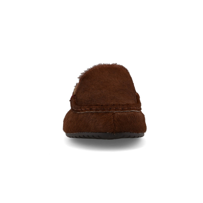 Twisted X Women's Dark Brown Faux Hair-On Cowhide Mule Slip-On Shoe WFFM003