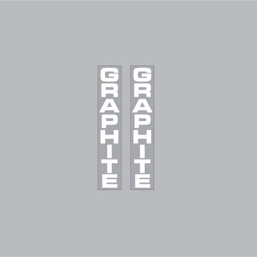 Uni - Graphite seat pole decal