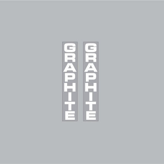 Uni - Graphite seat pole decal