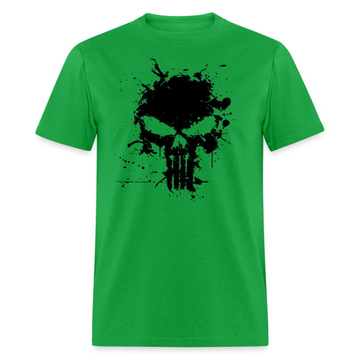 Unisex Classic T-Shirt - Punisher Splatter - bright green