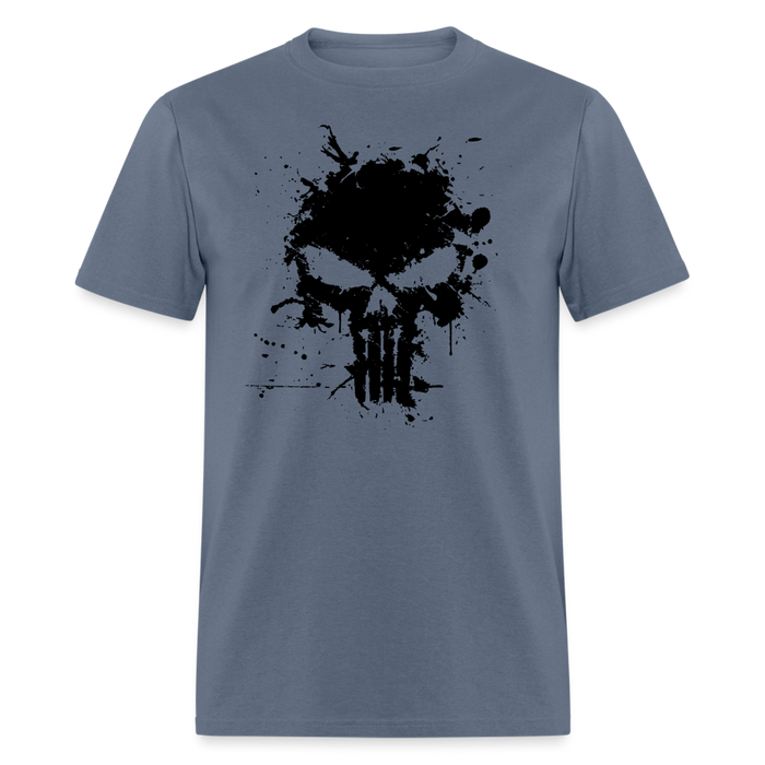 Unisex Classic T-Shirt - Punisher Splatter - denim