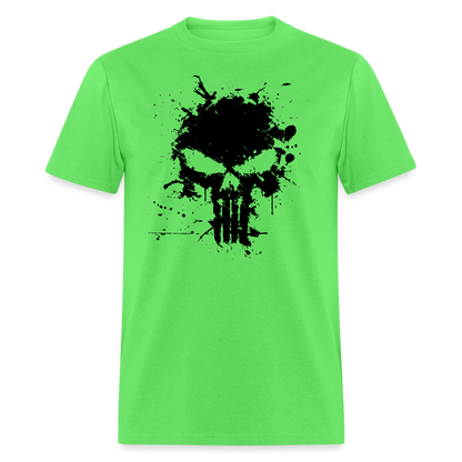 Unisex Classic T-Shirt - Punisher Splatter - kiwi
