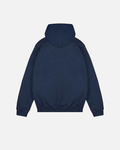 ART OF x Embroidered United Classics Navy Hoodie | MUFC Football Sweat