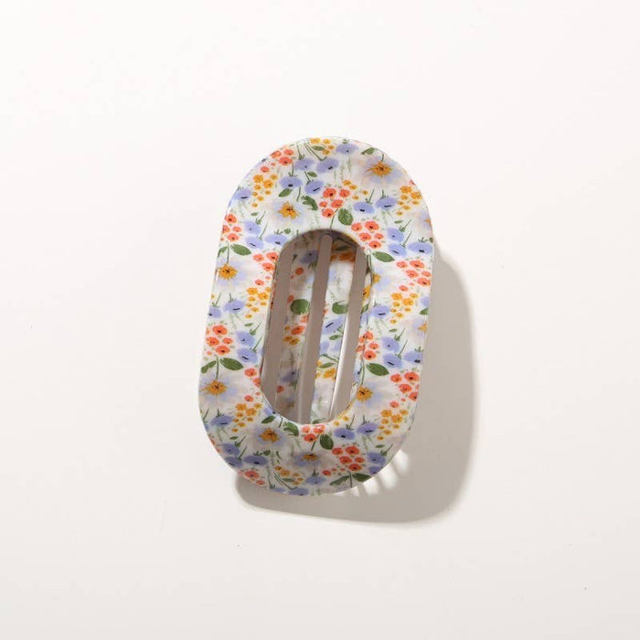 Vintage Floral & Leopard Hair Clip | 40H1119
