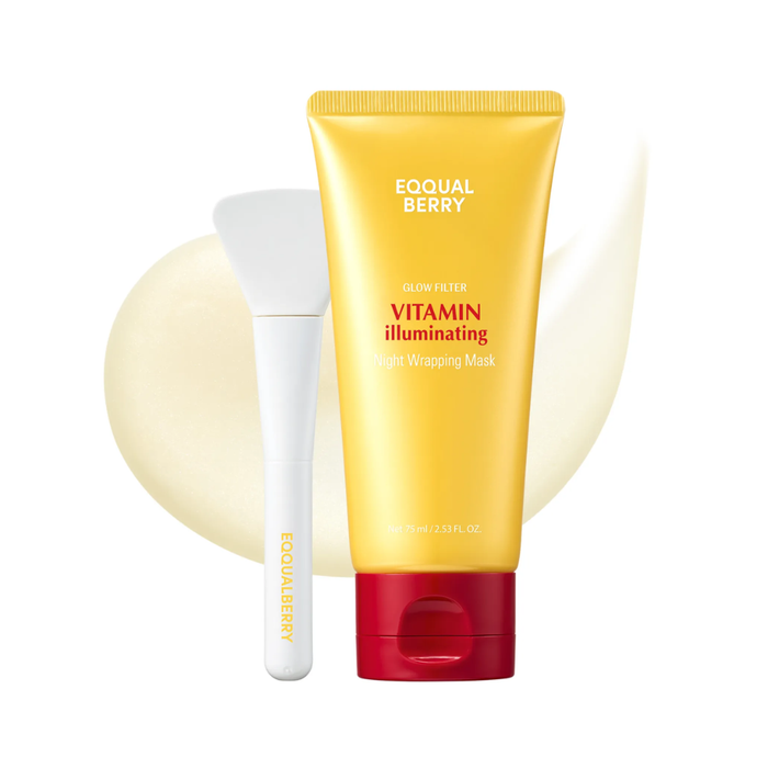 Eqqualberry Vitamin Illuminating Night Wrapping Mask Nudie Glow Australia