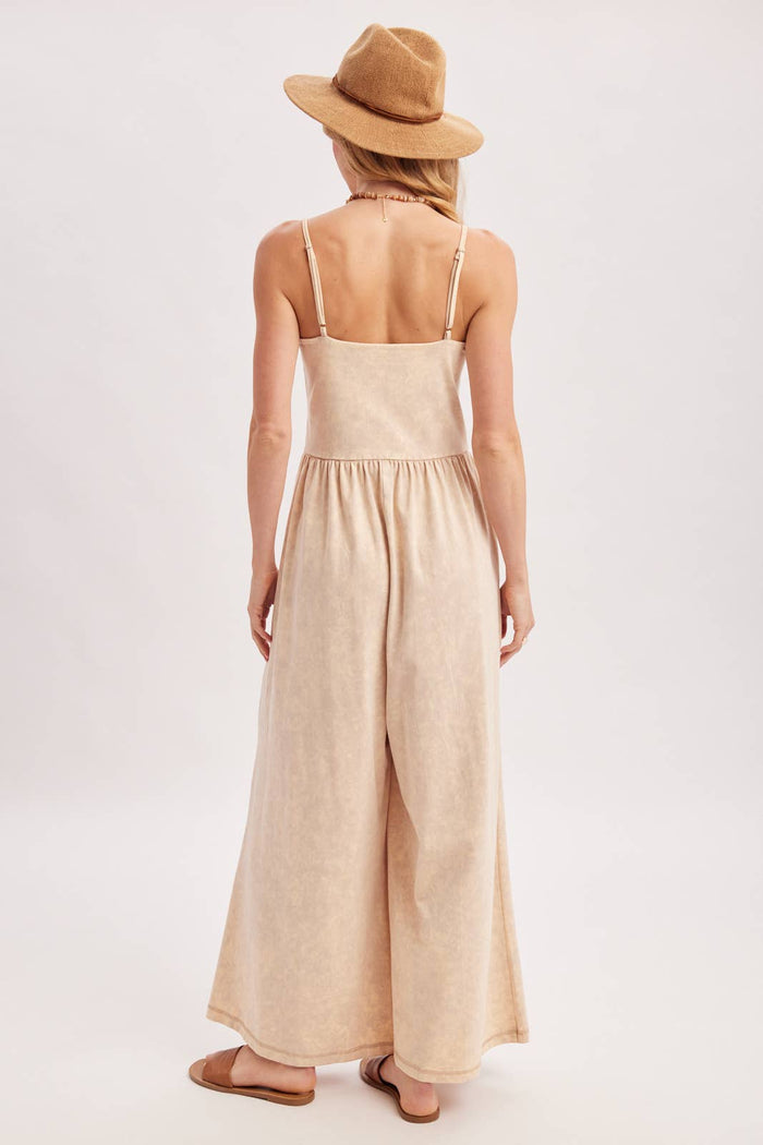 WASHED WIDE LEG JUMPSUIT