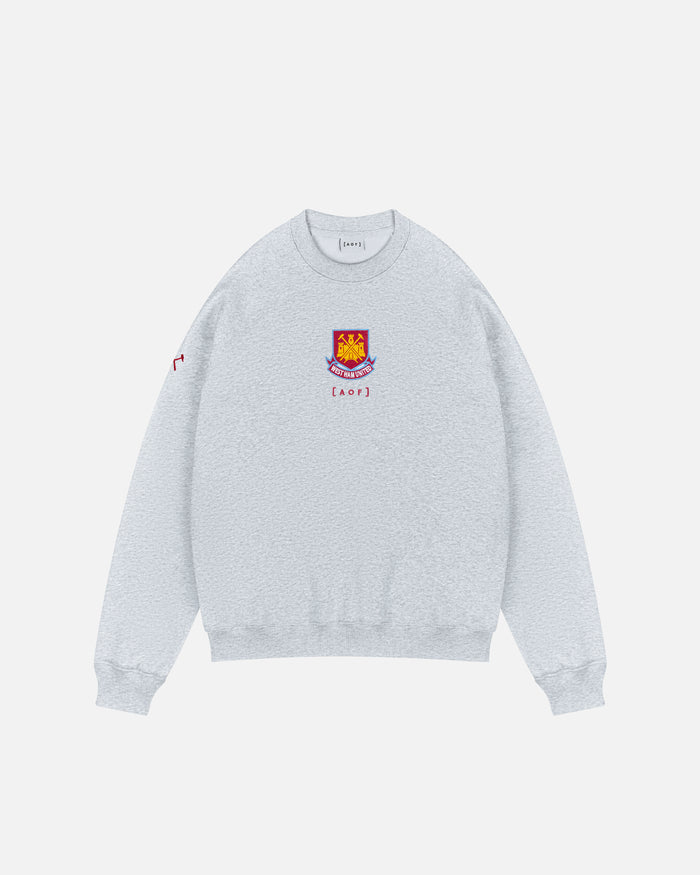 West Ham x AOF Grey Sweatshirt
