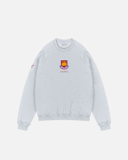 West Ham x AOF Grey Sweatshirt