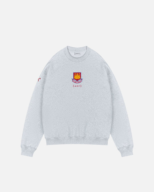 West Ham x AOF Grey Sweatshirt