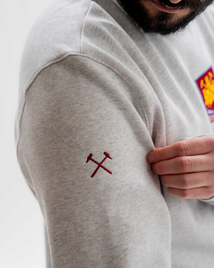 West Ham x AOF Grey Sweatshirt