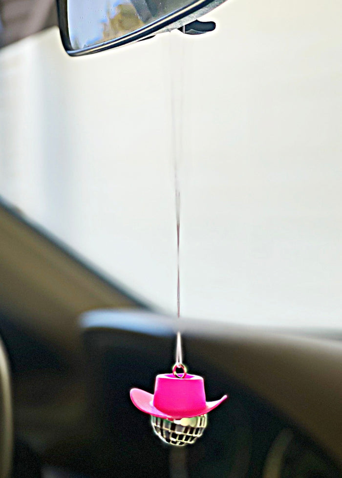Wholesale | Disco Pink Hat Mirror Charm