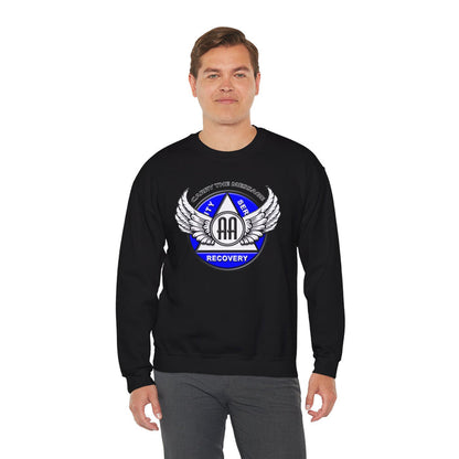 Winged AA Symbol dtg Crewneck Sweatshirt
