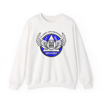 Winged AA Symbol dtg Crewneck Sweatshirt