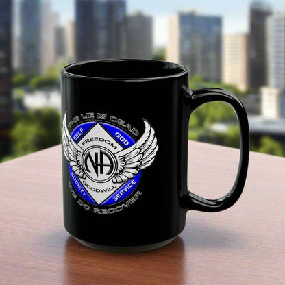 Winged NA Symbol 11/15oz NA Ceramic Mug
