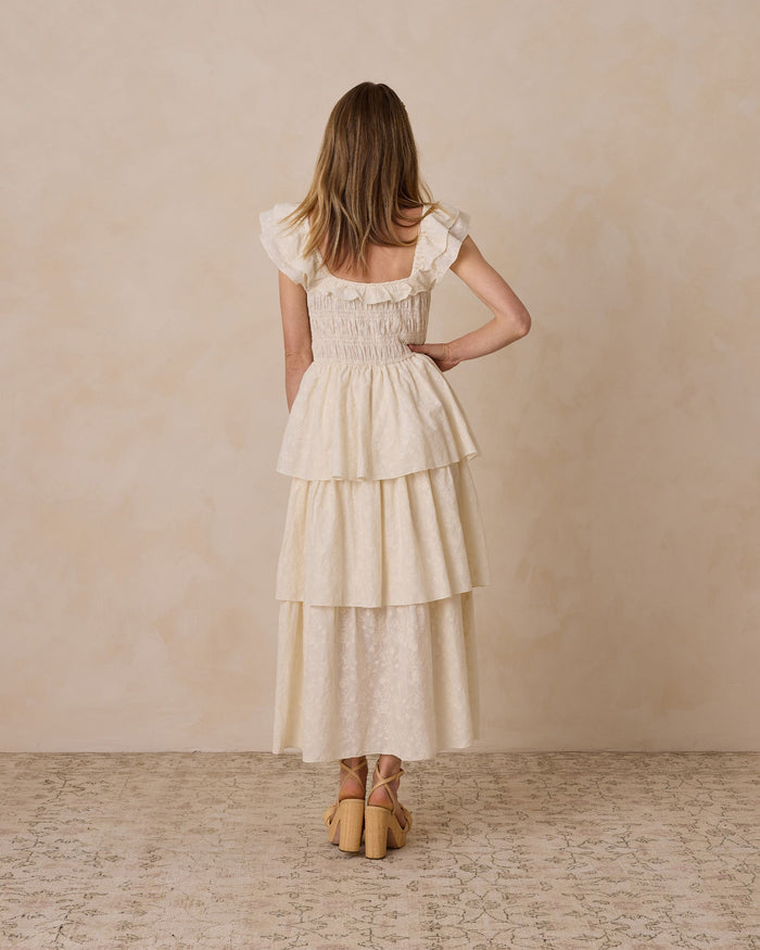 Women's Sienna Dress | Ivory (L, XL) - Wee Bee Baby Boutique