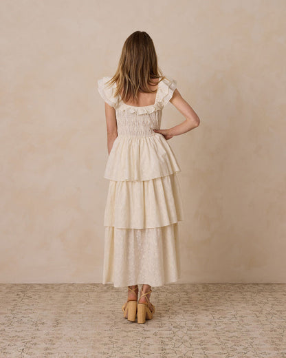 Women's Sienna Dress | Ivory (L, XL) - Wee Bee Baby Boutique