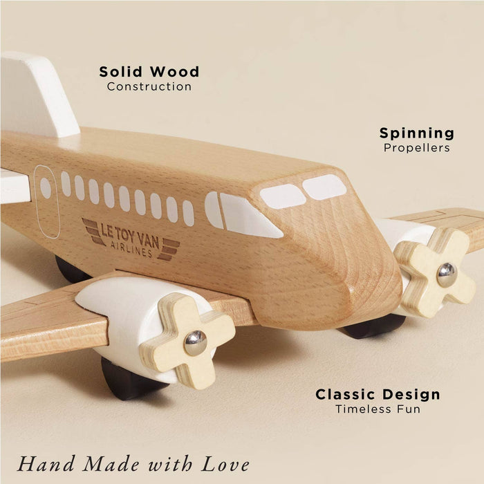 Wooden Toy Plane - Wee Bee Baby Boutique