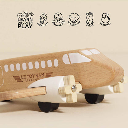 Wooden Toy Plane - Wee Bee Baby Boutique