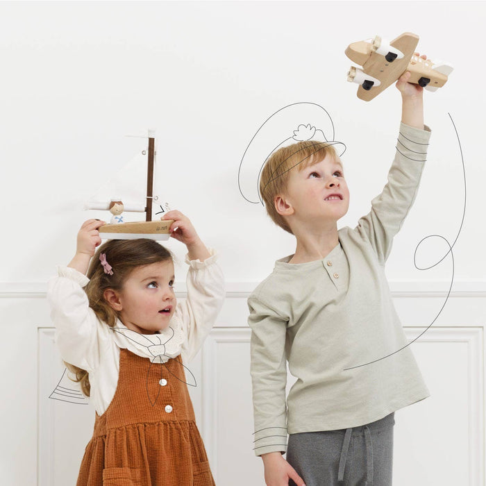 Wooden Toy Plane - Wee Bee Baby Boutique