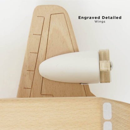 Wooden Toy Plane - Wee Bee Baby Boutique