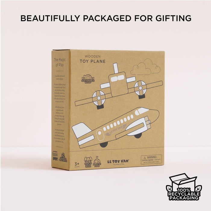 Wooden Toy Plane - Wee Bee Baby Boutique