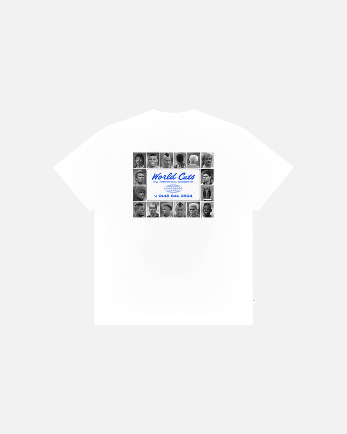 ART OF World Cuts Tee | White Graphic Football T-shirt