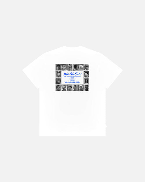 ART OF World Cuts Tee | White Graphic Football T-shirt