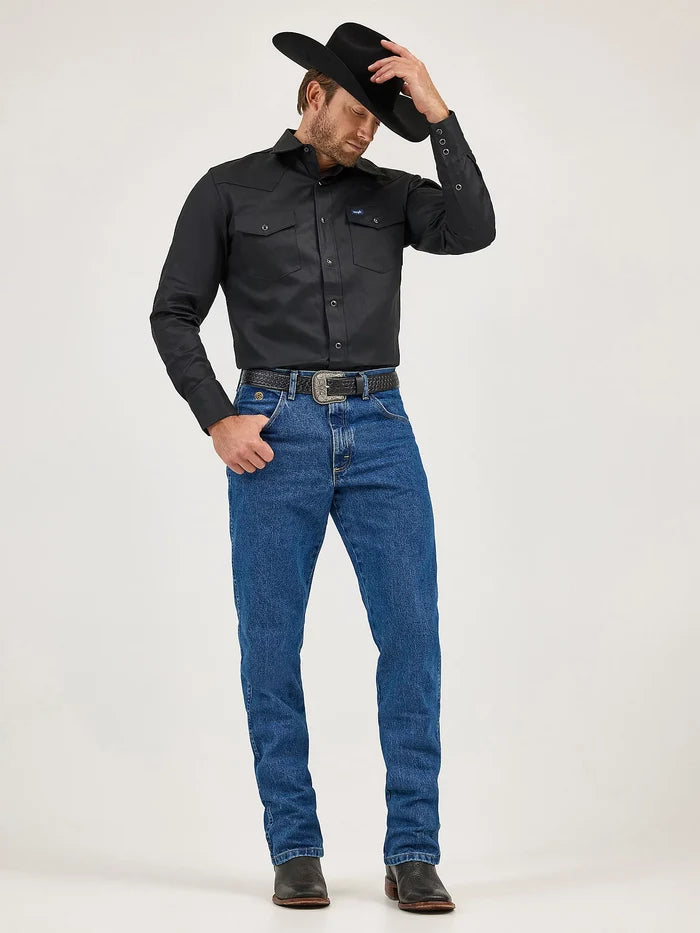 Wrangler Men's George Strait Cowboy Cut Relaxed Fit Tapered Jeans 1031MGSHD
