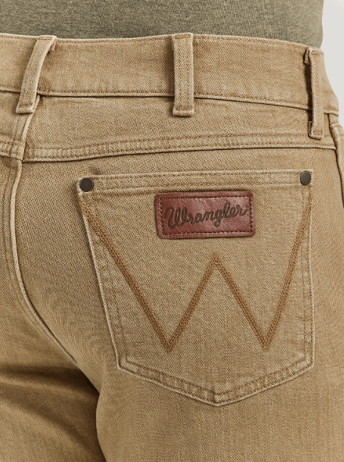 Wrangler Men’s Retro®  Color Wash Saddle Slim Fit Straight Jeans 112345014-Painted Cowgirl Western Store
