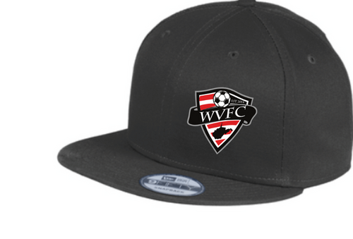 WVFC Fitted Flat Bill Hat- Left crest